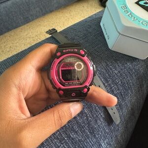Casio Baby-G Black and Pink Digital Watch